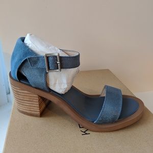 Kelsi Dagger Linden Denim blue dress sandals